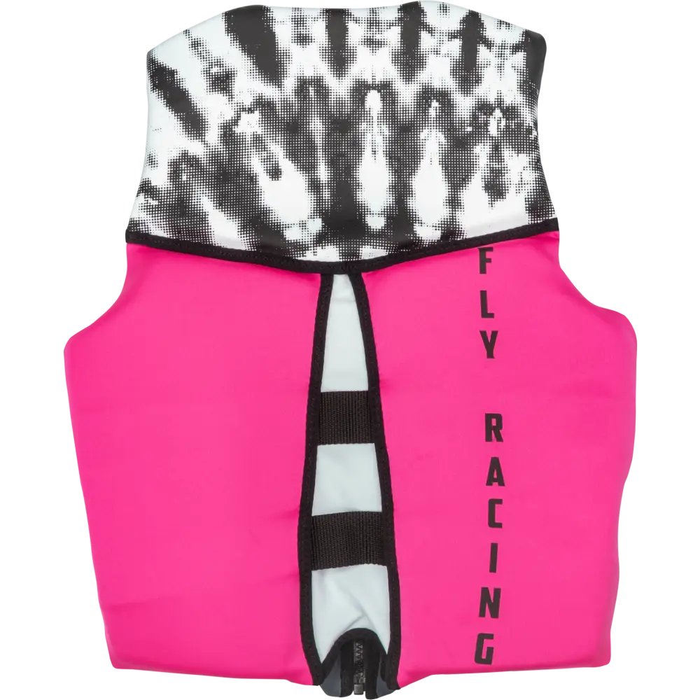 Wmn's Neoprene Flotation Vest Neon Pink/White/Black Lg