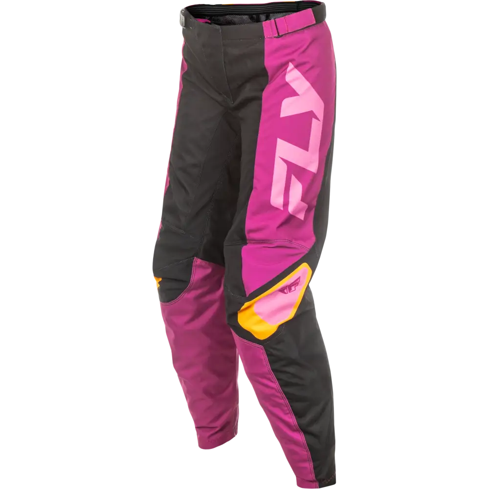 Women's F 16 Pants Ca/Ny Black/Mauve/Yellow Sz 09/10