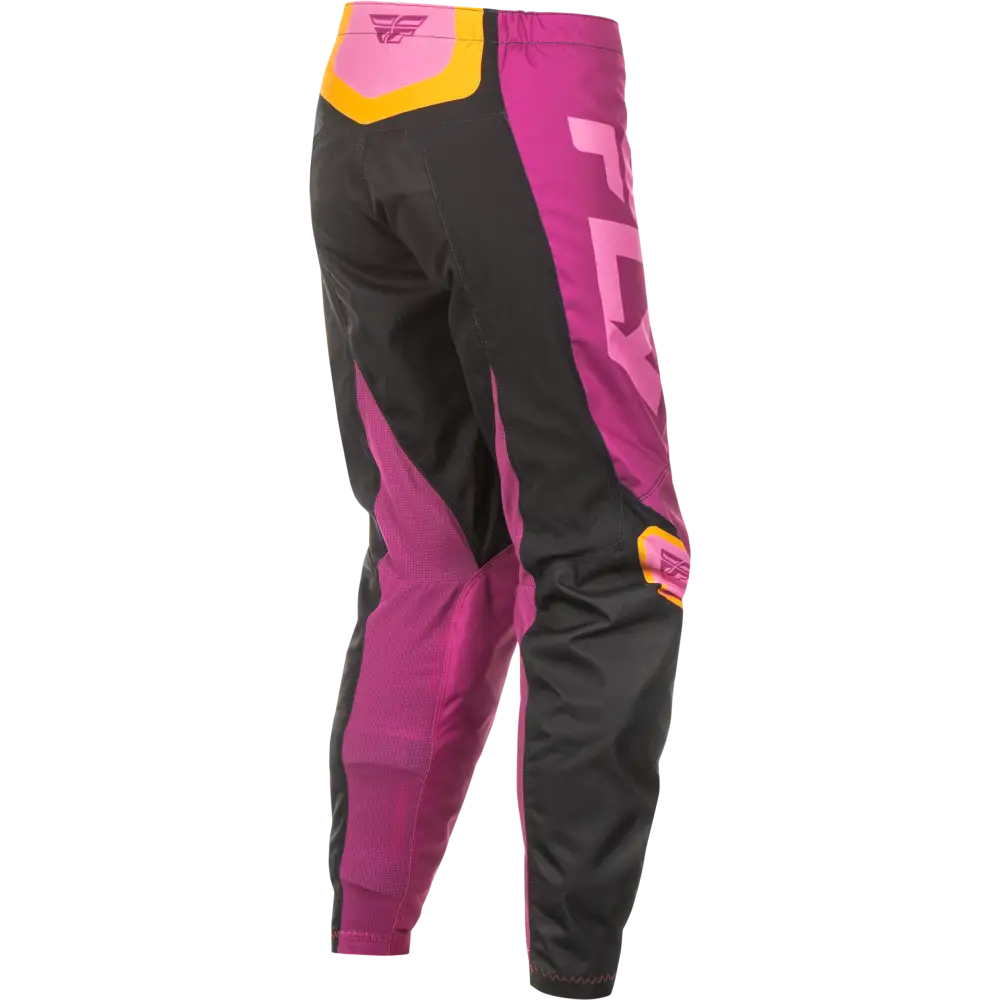 Women's F 16 Pants Ca/Ny Black/Mauve/Yellow Sz 15/16
