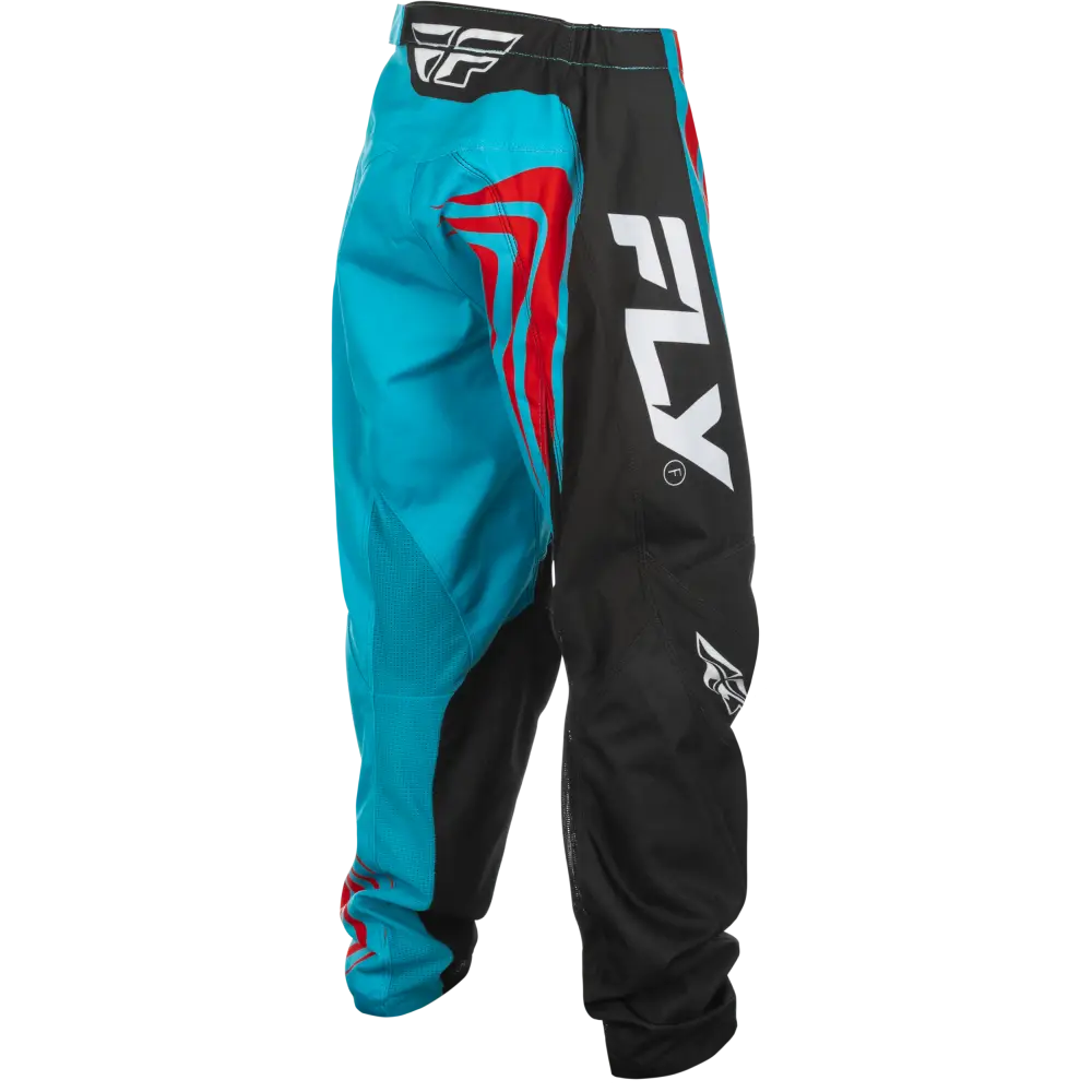 Youth F 16 Pants Ca/Ny Cyan/Black/Red Sz 22