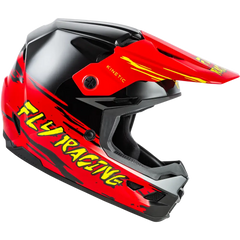 Youth Kinetic Surge Helmet Black/Red/Yellow Ys