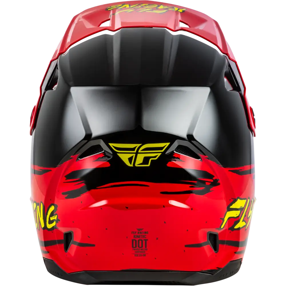 Youth Kinetic Surge Helmet Black/Red/Yellow Ys