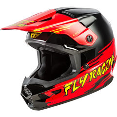 Youth Kinetic Surge Helmet Black/Red/Yellow Ys