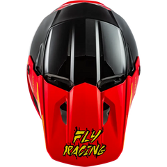 Youth Kinetic Surge Helmet Black/Red/Yellow Ys