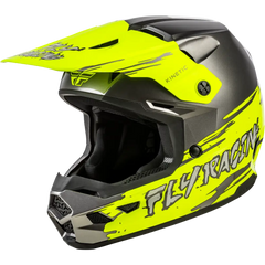 Youth Kinetic Surge Helmet Grey/Hi Vis Ys