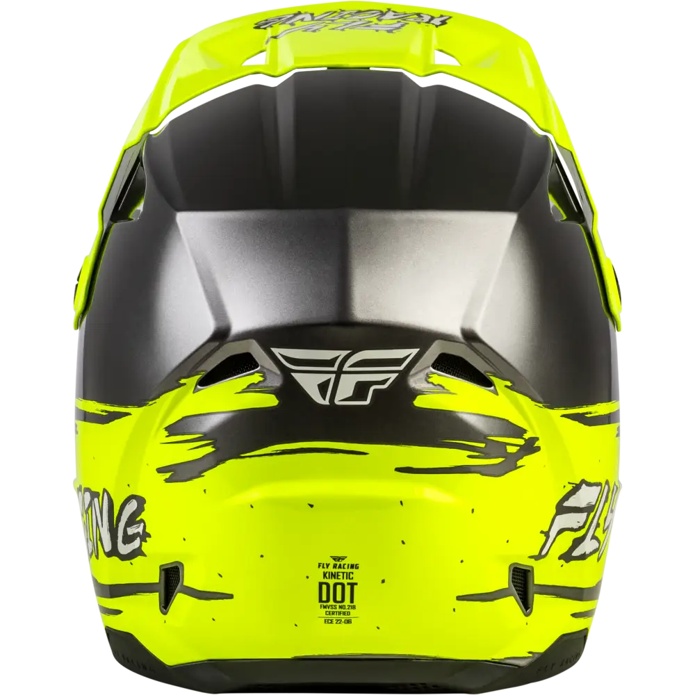 Youth Kinetic Surge Helmet Grey/Hi Vis Ys