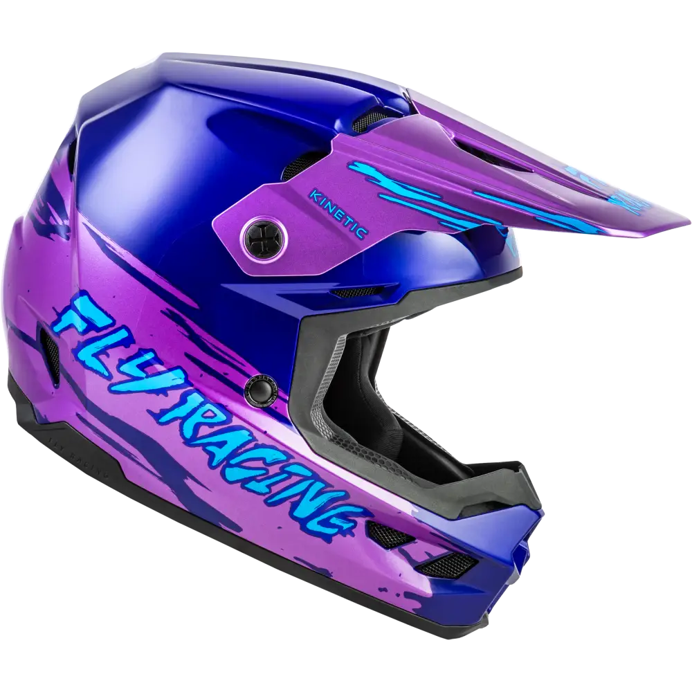 Youth Kinetic Surge Helmet Pink/Purple/Teal Ym