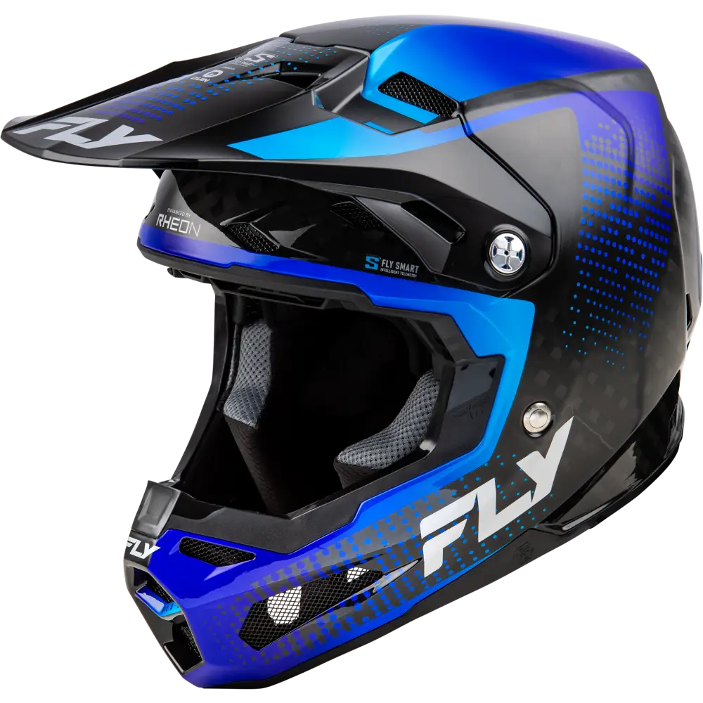 Yth Formula S Carbon Protocol Helmet Black Carbon/Blue Yl
