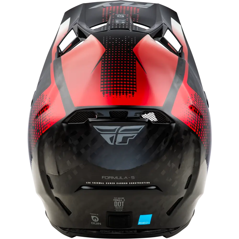 Yth Formula S Carbon Protocol Helmet Black Carbon/Red Yl