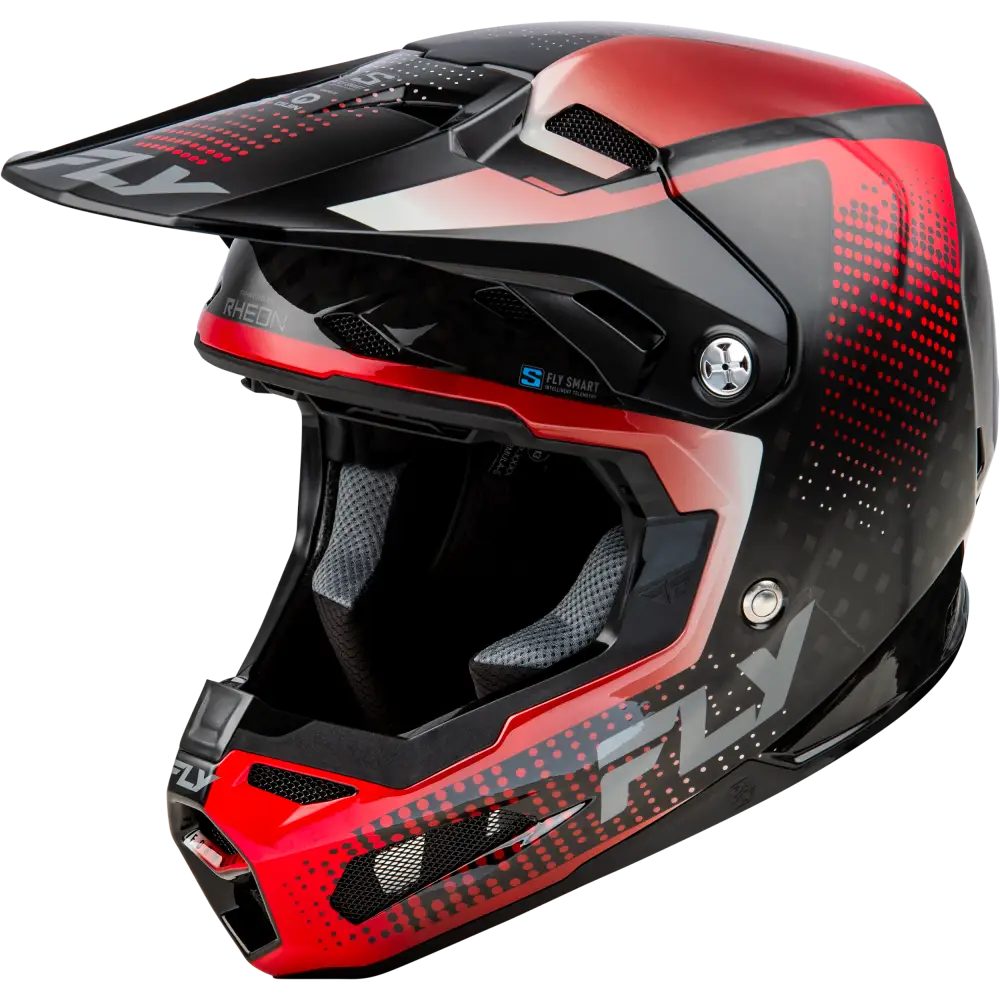 Yth Formula S Carbon Protocol Helmet Black Carbon/Red Yl