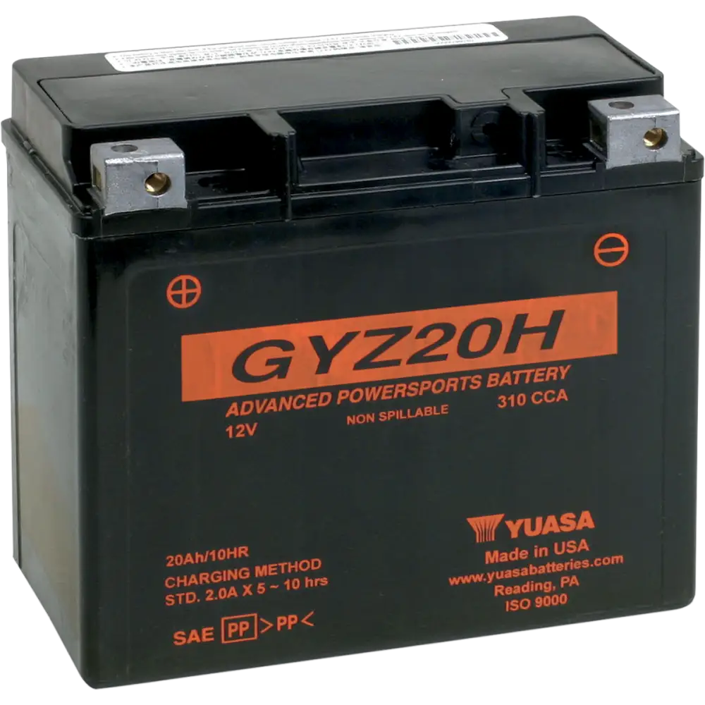 YUASA AGM Battery - GYZ20H YUAM72RGH