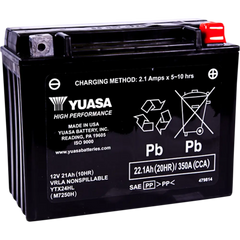 YUASA AGM Battery - YTX24HL YUAM7250H