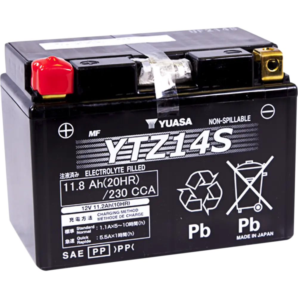 YUASA AGM Battery - YTZ14S YUAM72Z14