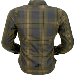 Z1R Ashwood Women's Flannel - Olive - Large 3041-0687
