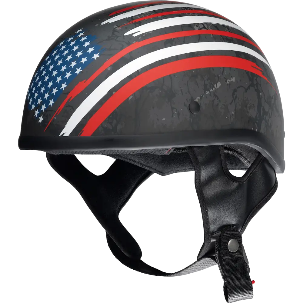 Z1R CC Beanie Helmet - Justice - Black/Red/White/Blue - 2XL 0103-1408
