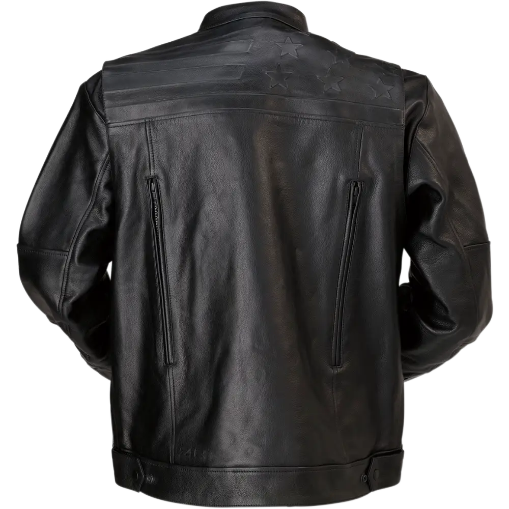 Z1R Deagle Leather Jacket - Black - Large 2810-3759
