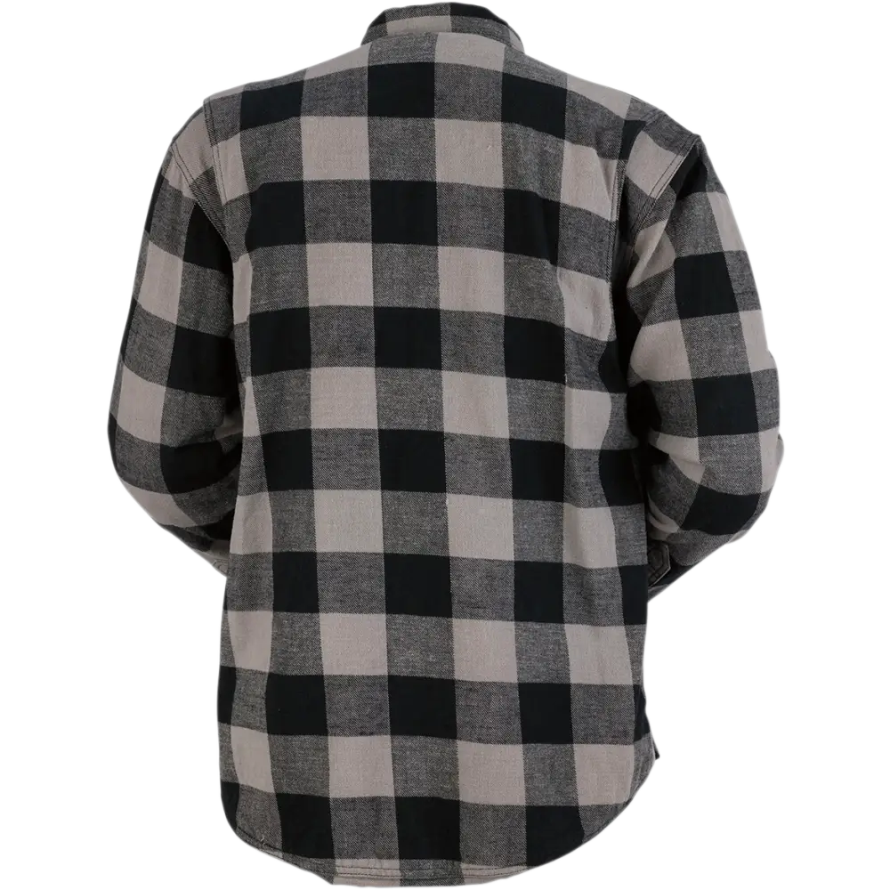 Z1R Duke Flannel Shirt - Gray/Black - 4XL 3040-2551