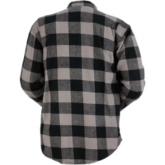 Z1R Duke Flannel Shirt - Gray/Black - 5XL 3040-2552