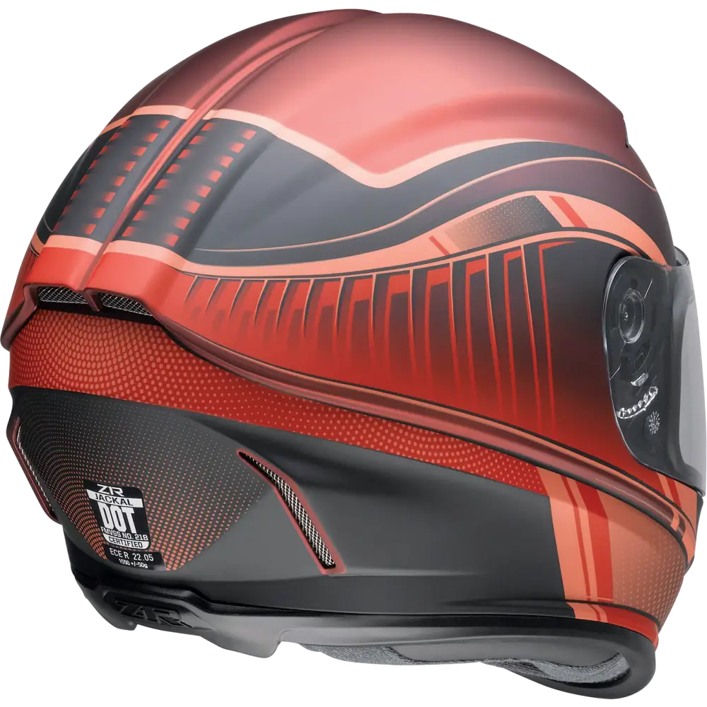 Z1R Jackal Helmet - Dark Matter - Red - Medium 0101-14850