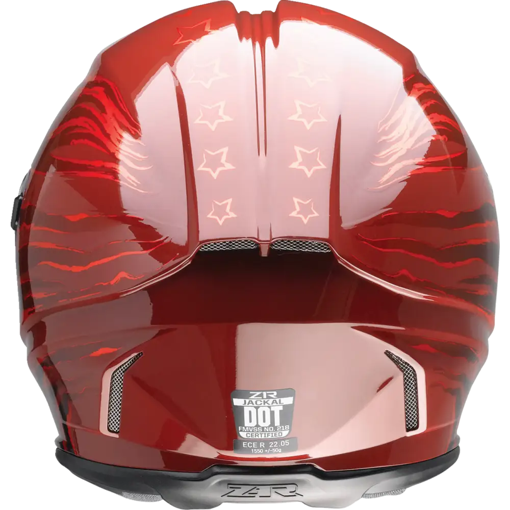 Z1R Jackal Helmet - Patriot - Red - 2XL 0101-15424