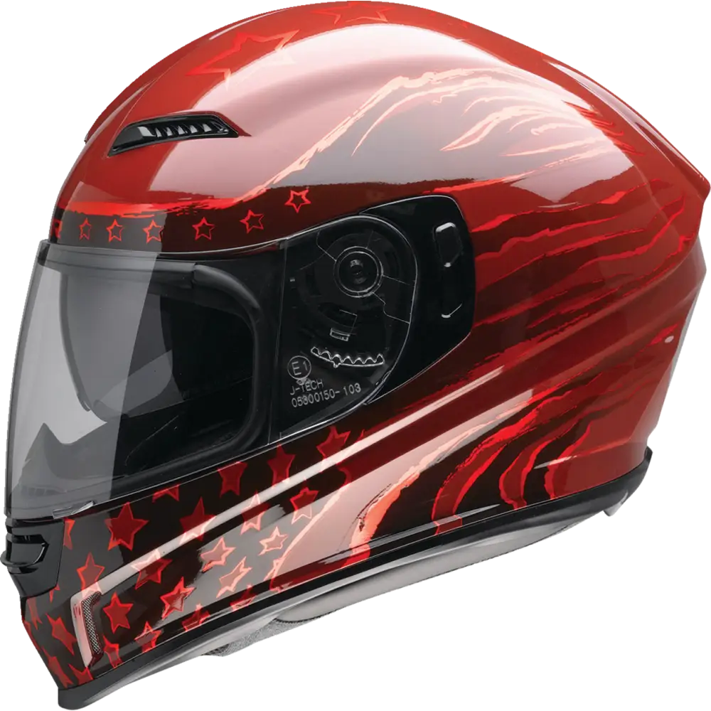 Z1R Jackal Helmet - Patriot - Red - Large 0101-15422