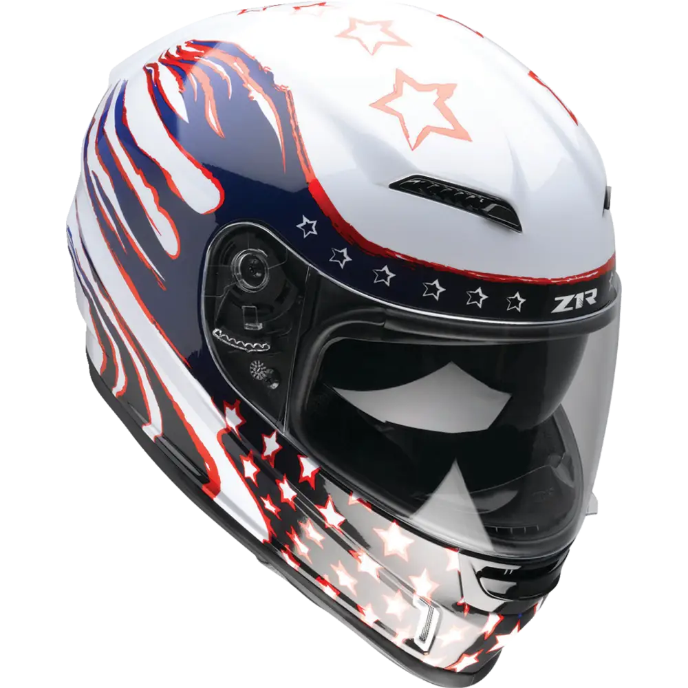 Z1R Jackal Helmet - Patriot - Red/White/Blue - Medium 0101-15414