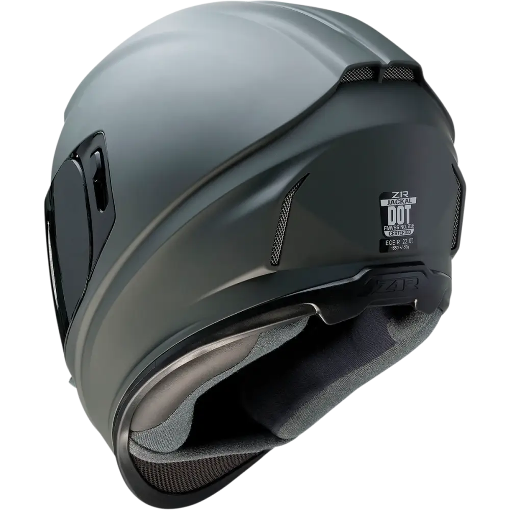 Z1R Jackal Helmet - Primer Gray - Smoke - Large 0101-14002