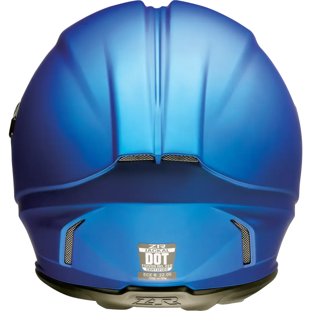 Z1R Jackal Helmet - Satin - Blue - Medium 0101-14830