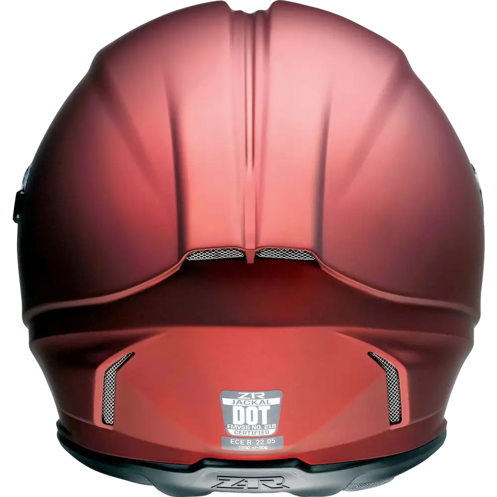 Z1R Jackal Helmet - Satin - Red - Large 0101-14824