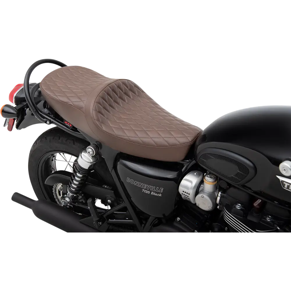 Z1R Low TR Seat - Diamond - Brown - Vinyl 0810-2219