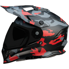 Z1R Range Helmet - Camo - Red - Medium 0140-0095