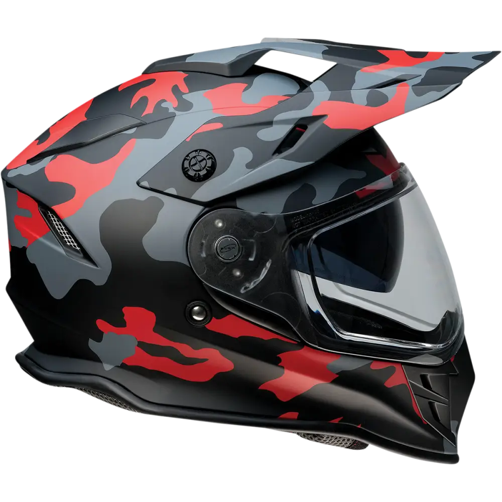 Z1R Range Helmet - Camo - Red - Small 0140-0094