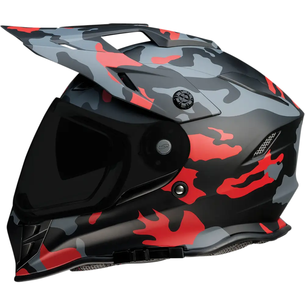 Z1R Range Helmet - Camo - Red - Small 0140-0094