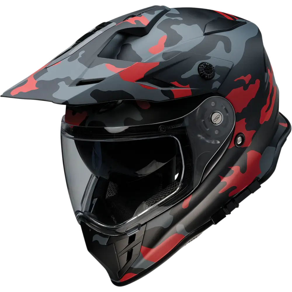Z1R Range Helmet - Camo - Red - XL 0140-0097