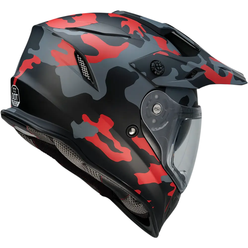 Z1R Range Helmet - Camo - Red - XL 0140-0097