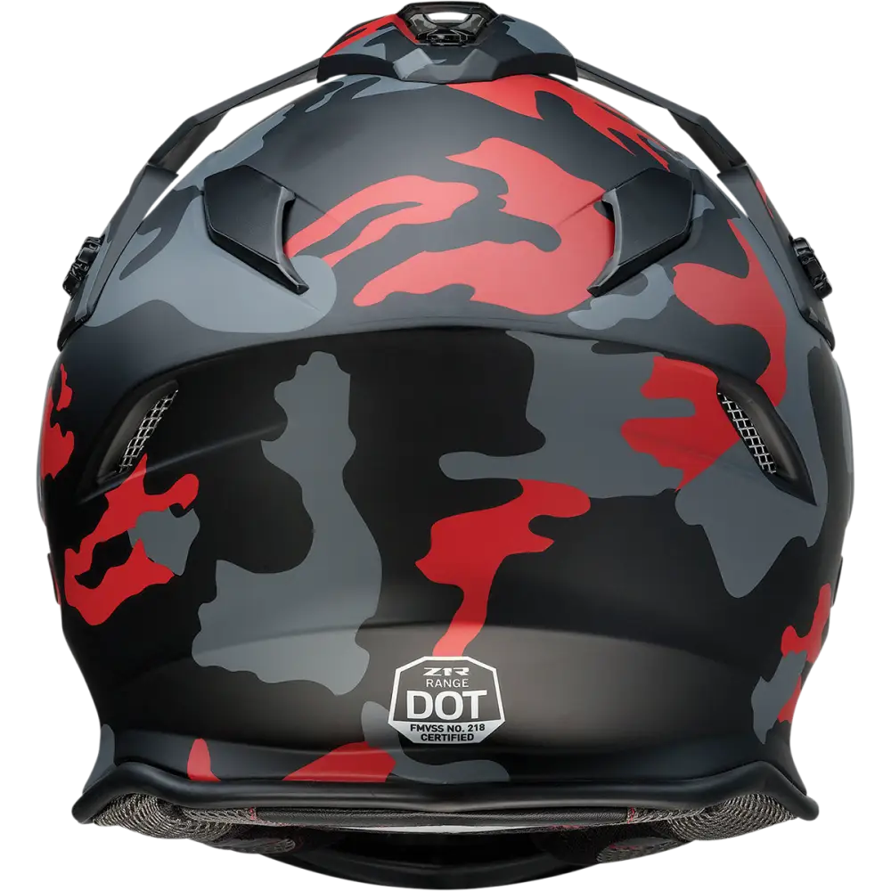 Z1R Range Helmet - Camo - Red - XS 0140-0093