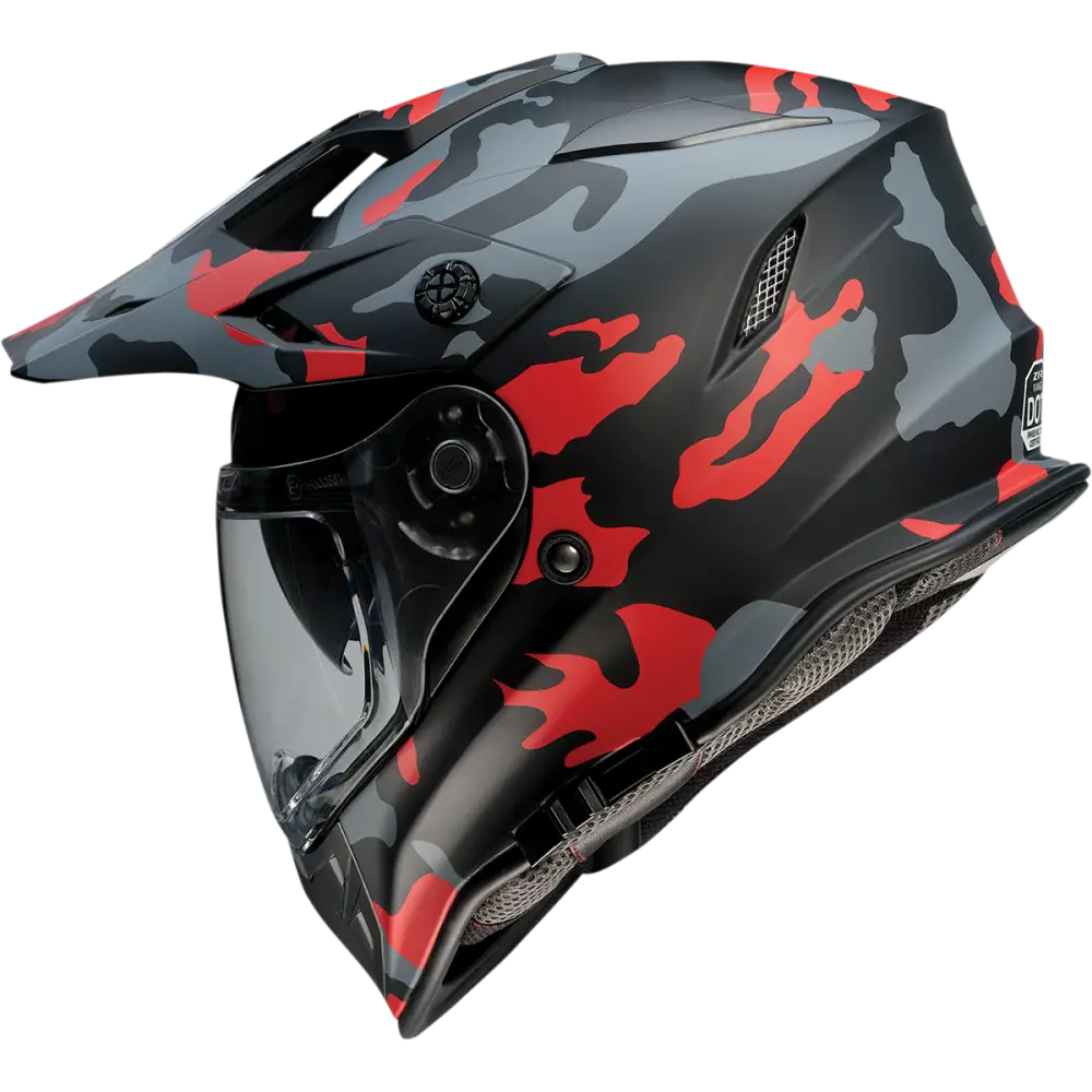 Z1R Range Helmet - Camo - Red - XS 0140-0093
