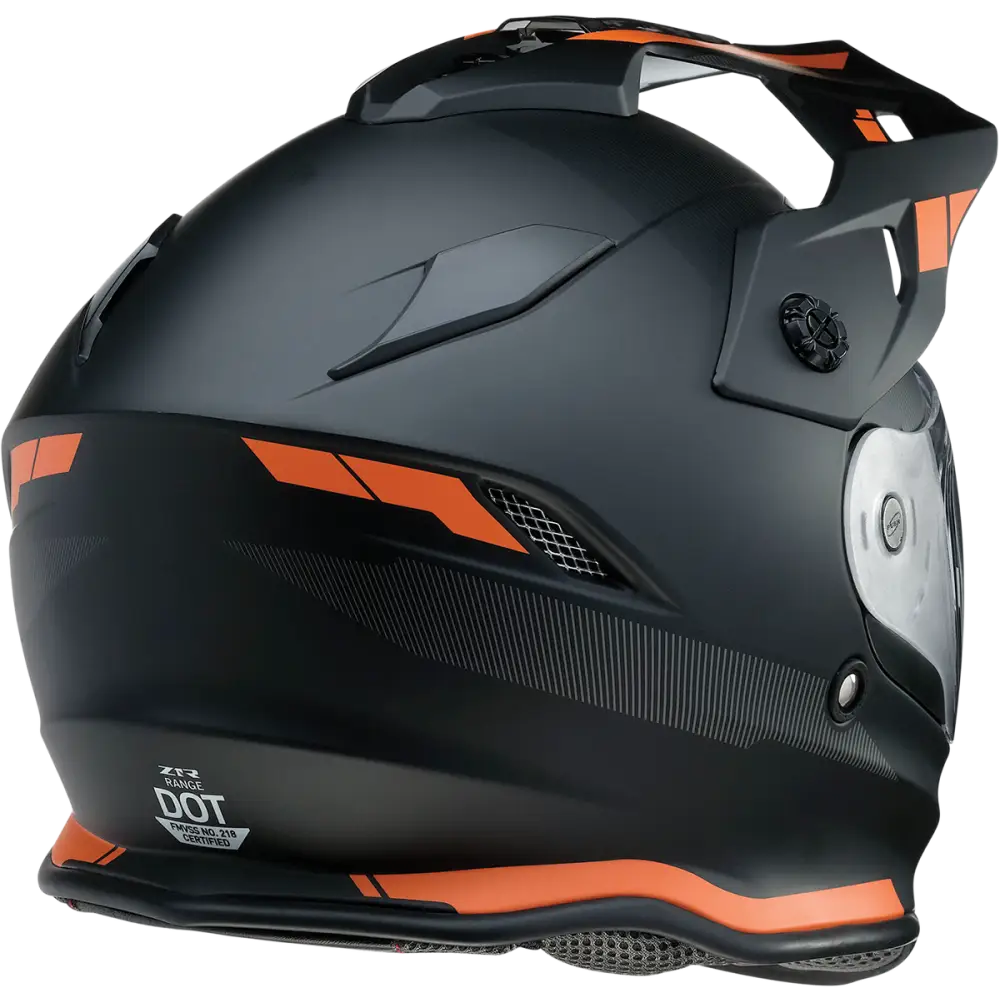 Z1R Range Helmet - Uptake - Black/Orange - Medium 0140-0116