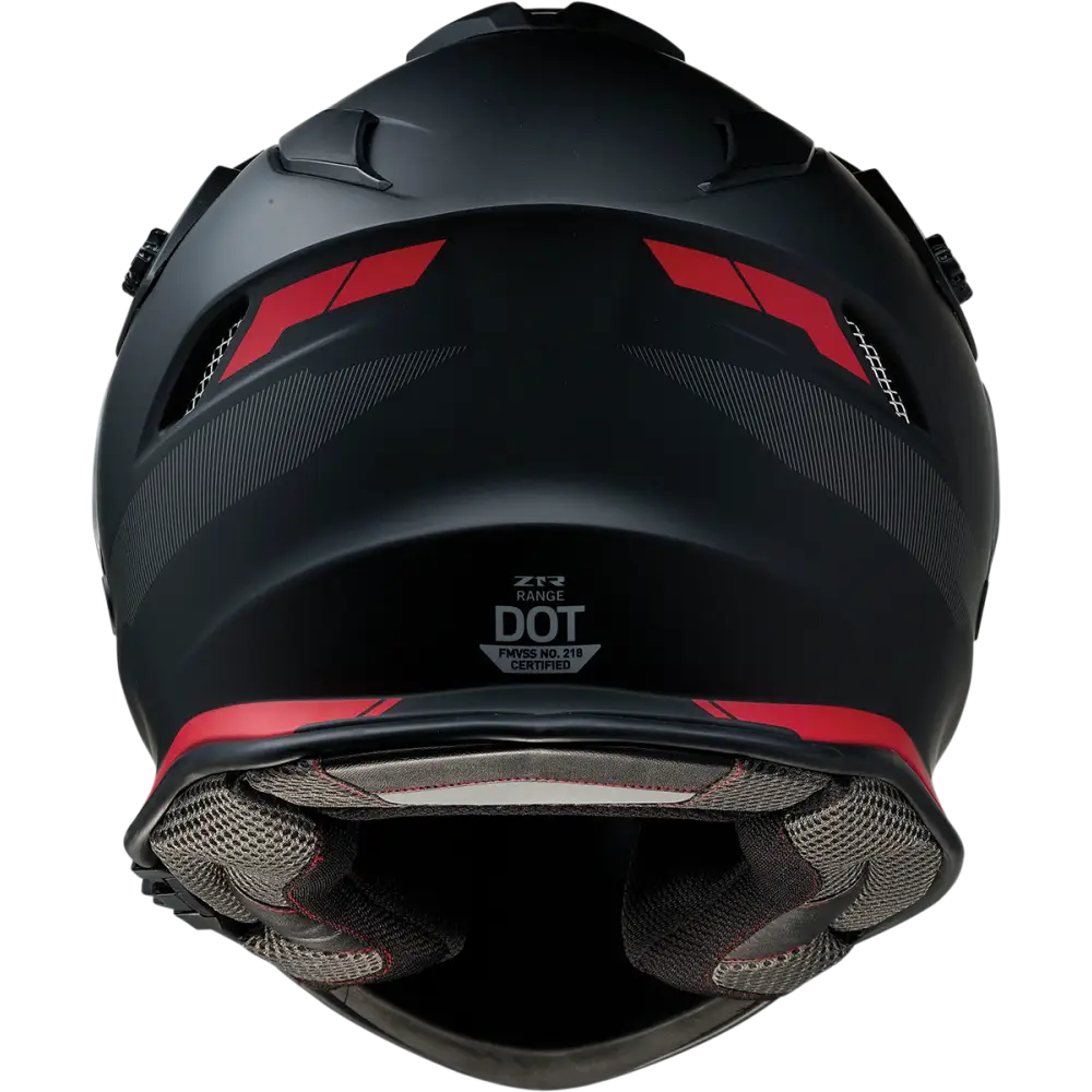 Z1R Range Helmet - Uptake - Black/Red - Large 0140-0016