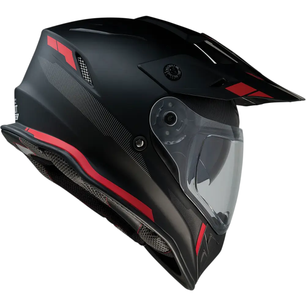 Z1R Range Helmet - Uptake - Black/Red - Large 0140-0016