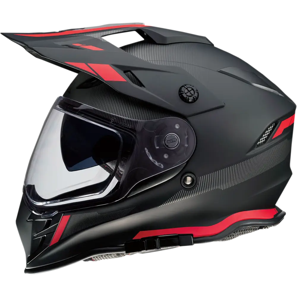 Z1R Range Helmet - Uptake - Black/Red - Medium 0140-0015