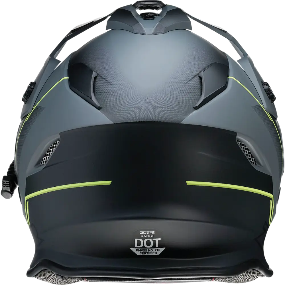 Z1R Range Snow Helmet - Bladestorm - Electric - Dual Pane - Gray/Black/Hi-Viz Yellow - 2XL 0101-14070