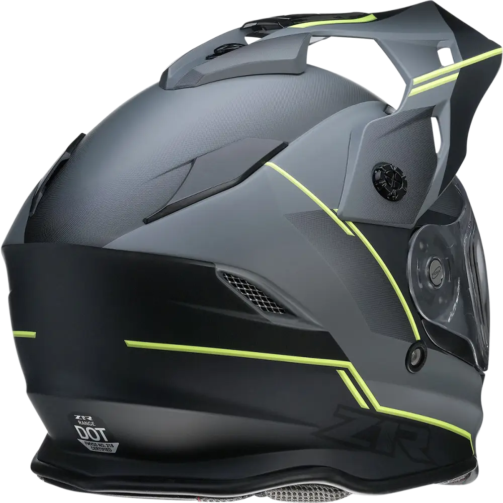 Z1R Range Snow Helmet - Bladestorm - Electric - Dual Pane - Gray/Black/Hi-Viz Yellow - XS 0101-14065