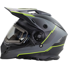 Z1R Range Snow Helmet - Bladestorm - Electric - Dual Pane - Gray/Black/Hi-Viz Yellow - Large 0101-14068