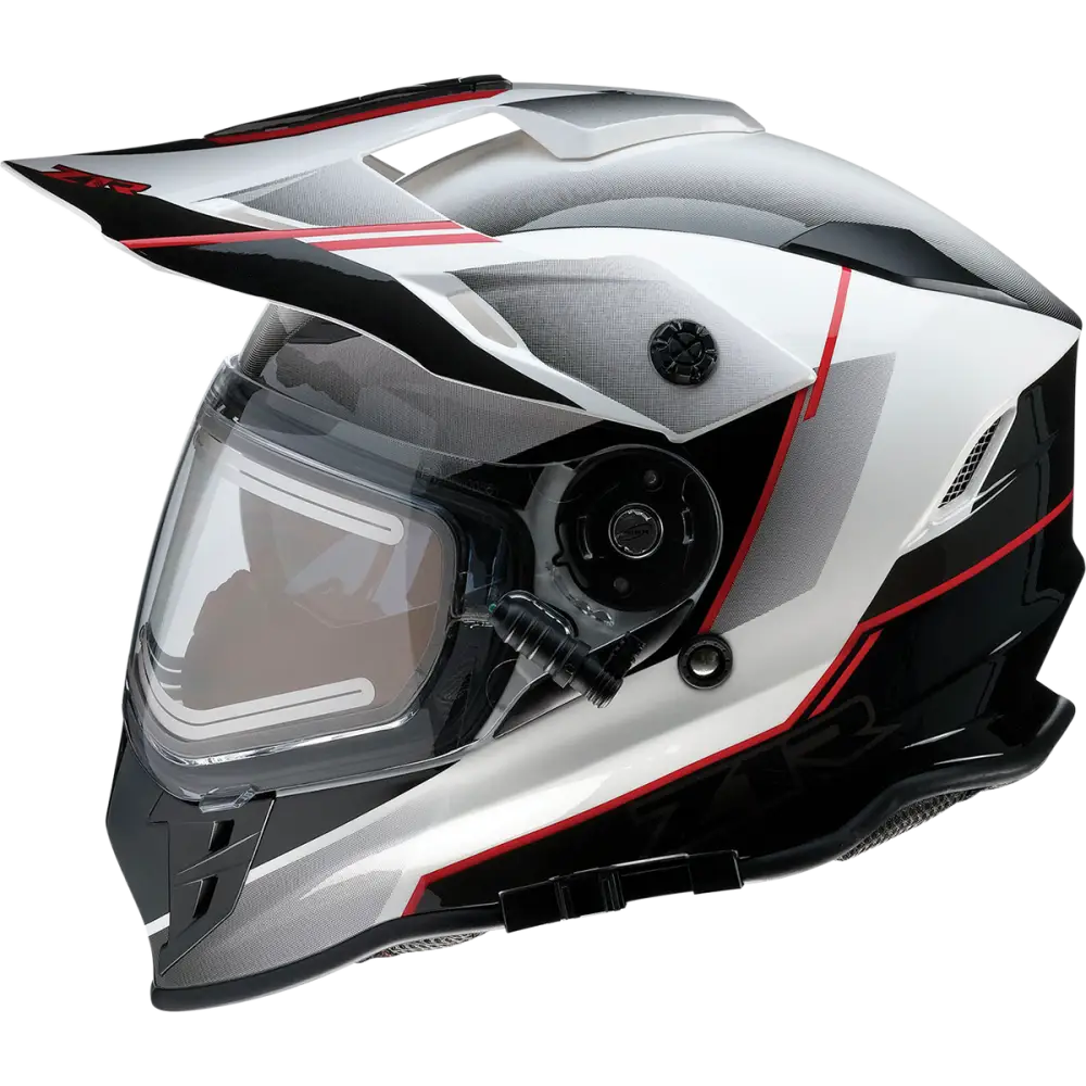 Z1R Range Snow Helmet - Bladestorm - Electric - Dual Pane - Black/Red/White - L 0101-14056