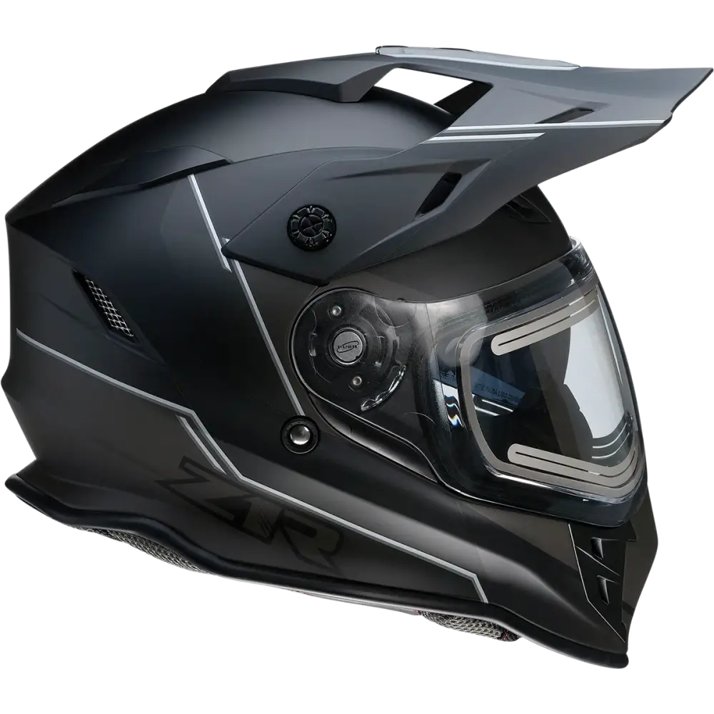 Z1R Range Snow Helmet - Bladestorm - Electric - Dual Pane - Black/White - 2XL 0101-14052