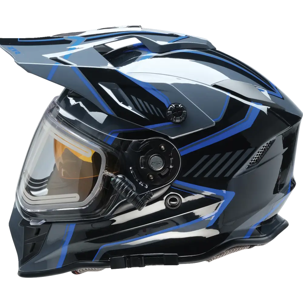Z1R Range Snow Helmet - Rotor - Black/Blue - Large 0101-17256