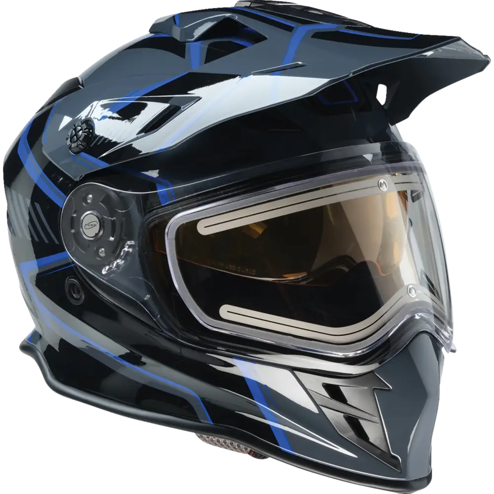 Z1R Range Snow Helmet - Rotor - Black/Blue - Large 0101-17256