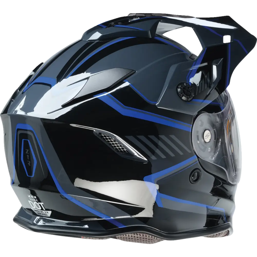 Z1R Range Snow Helmet - Rotor - Black/Blue - Large 0101-17256