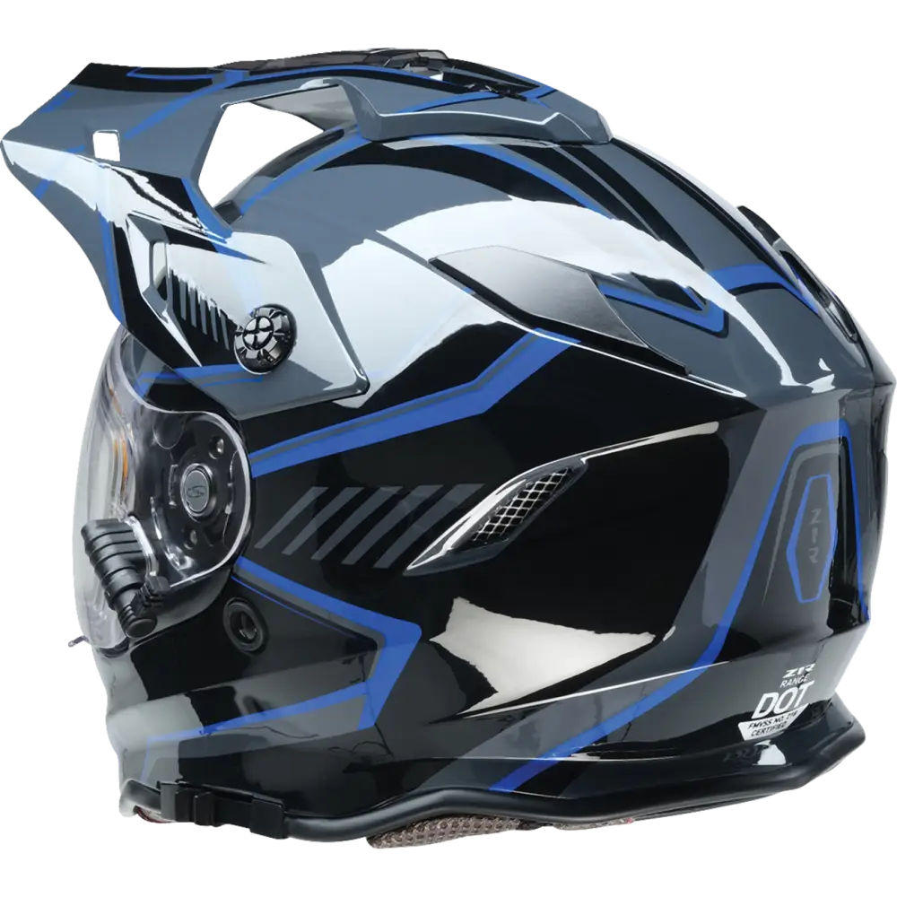 Z1R Range Snow Helmet - Rotor - Black/Blue - Large 0101-17256
